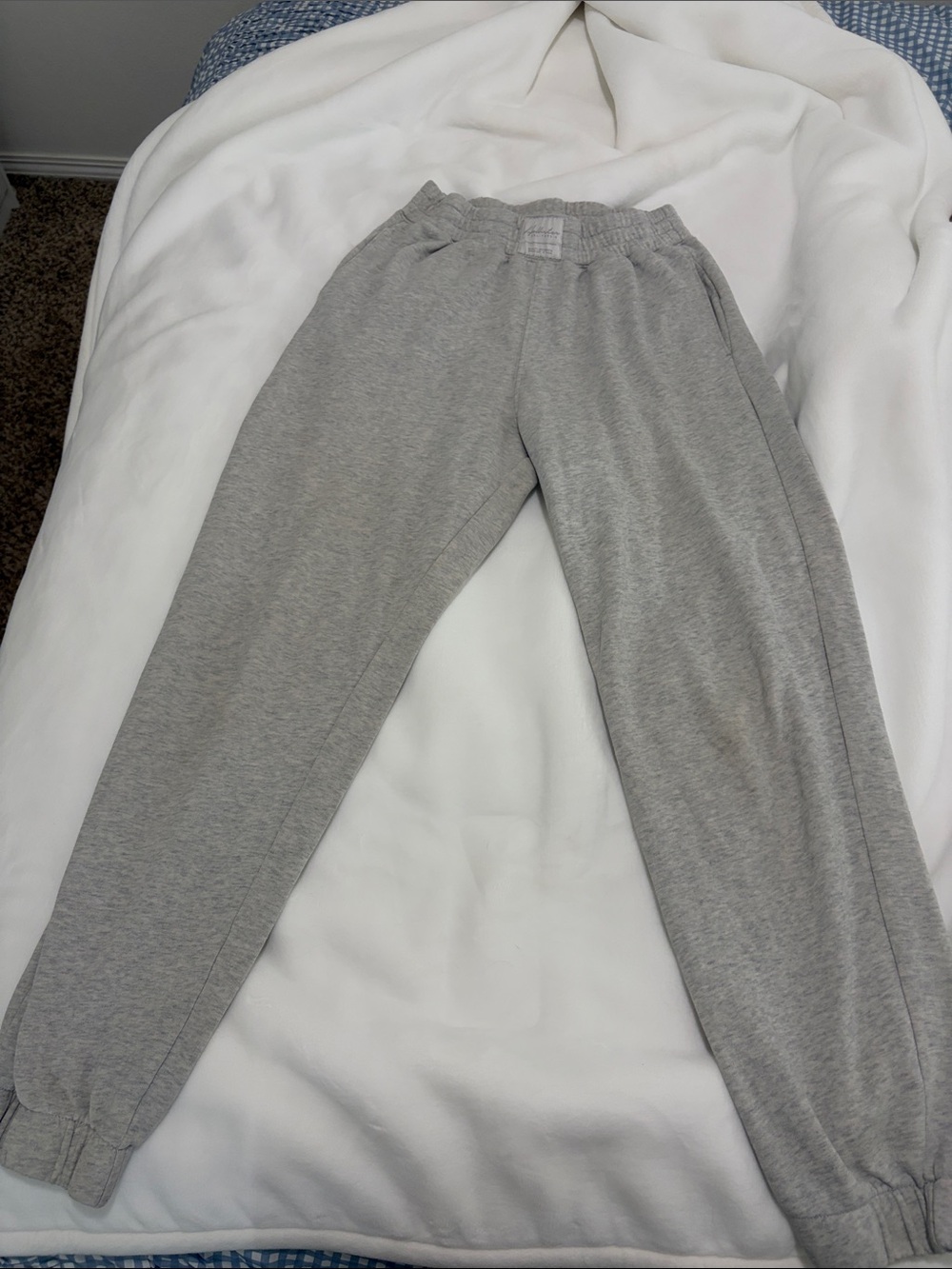 Hollister Light Gray Jogger Sweatpants